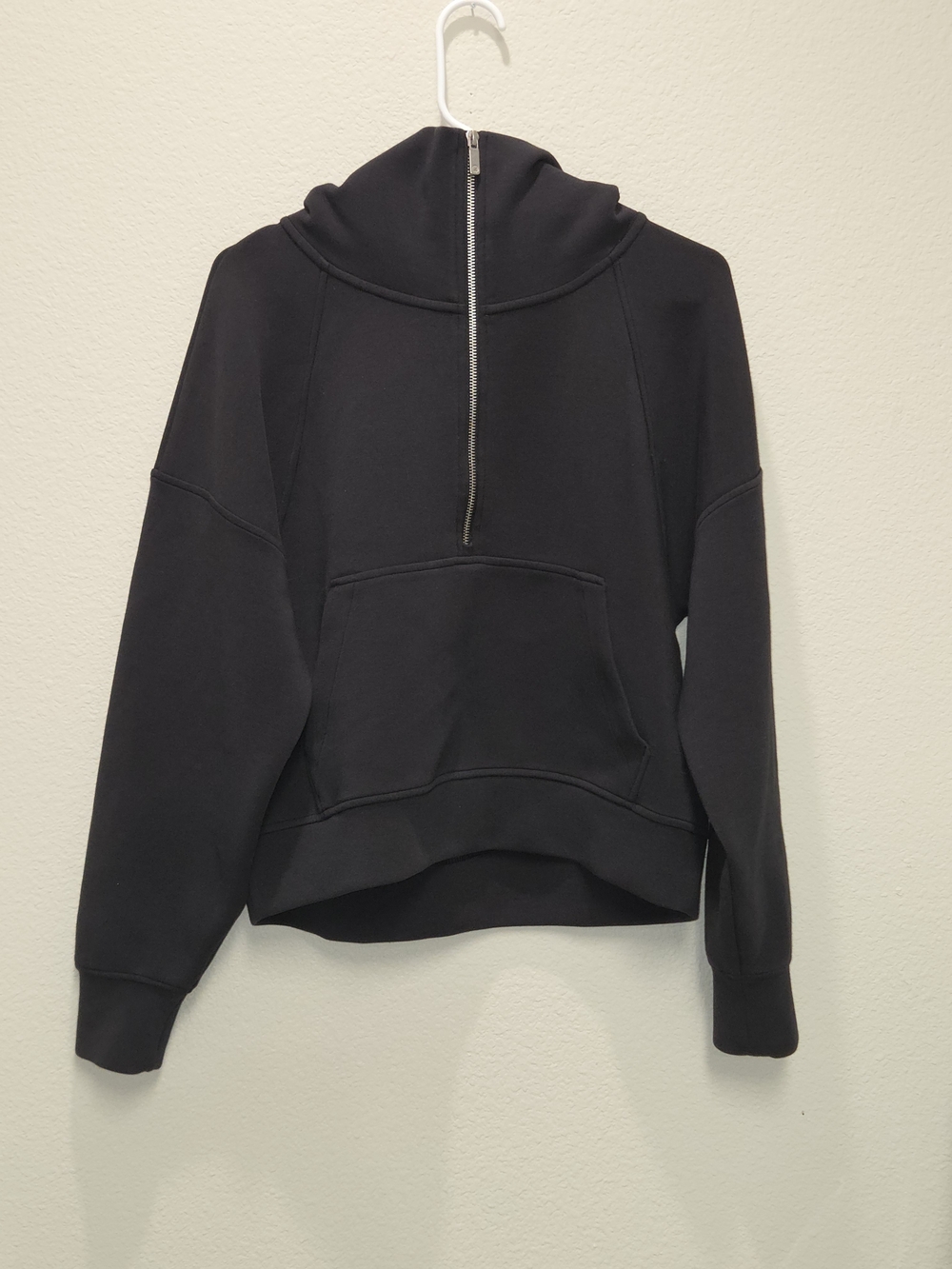 CALIA by Carrie Underwood Black Half-Zip Hoodie with Kangaroo Pocket